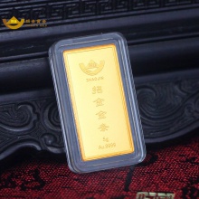 招金（ZHAOJIN） 招金黄金 Au9999足金黄金金砖5g 投资金条5克 升值投资收藏