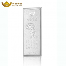 足银银条 佛手莲花 30g