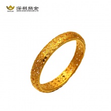 足金黄金千禧手镯约39克