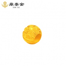 鼎泰金 Au999足金 转运珠0.86克