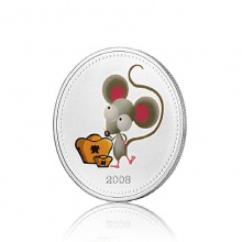 鼠年2008彩银章