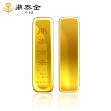 鼎泰黄金 浇铸金条 原料金 100克