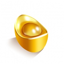 黄金9999金元宝1克