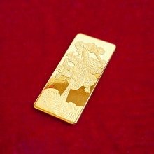 鼎泰金9999龙年金条10克（浮雕工艺）